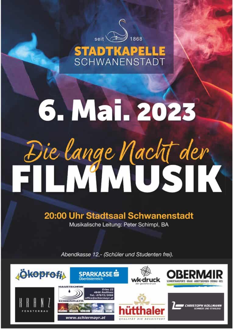 Ankündigung Filmkonzert